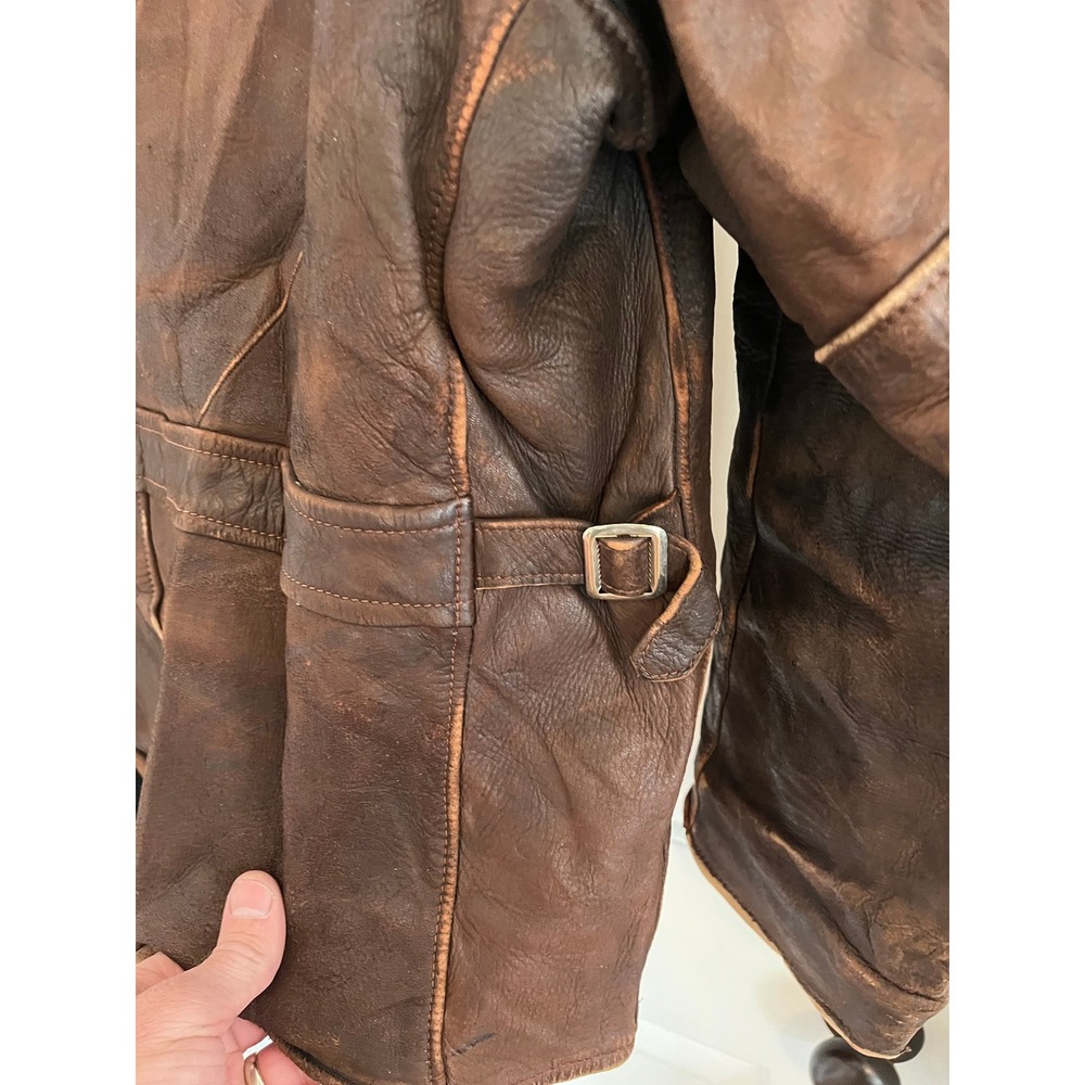 Vintage Leather Ranch Jacket - Picture 5 of 8